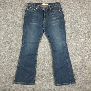 Levis 515 Bootcut Jeans Womens Size 12 Blue Mid Rise Stretch Faded Denim